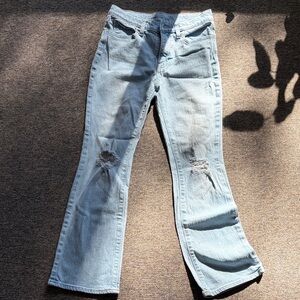 Old Navy Light Blue Kids Distressed Jeans